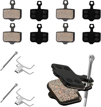 4 Pairs Bike Brake Pads Disc Brake Resin Pads Shimano B01S B03S