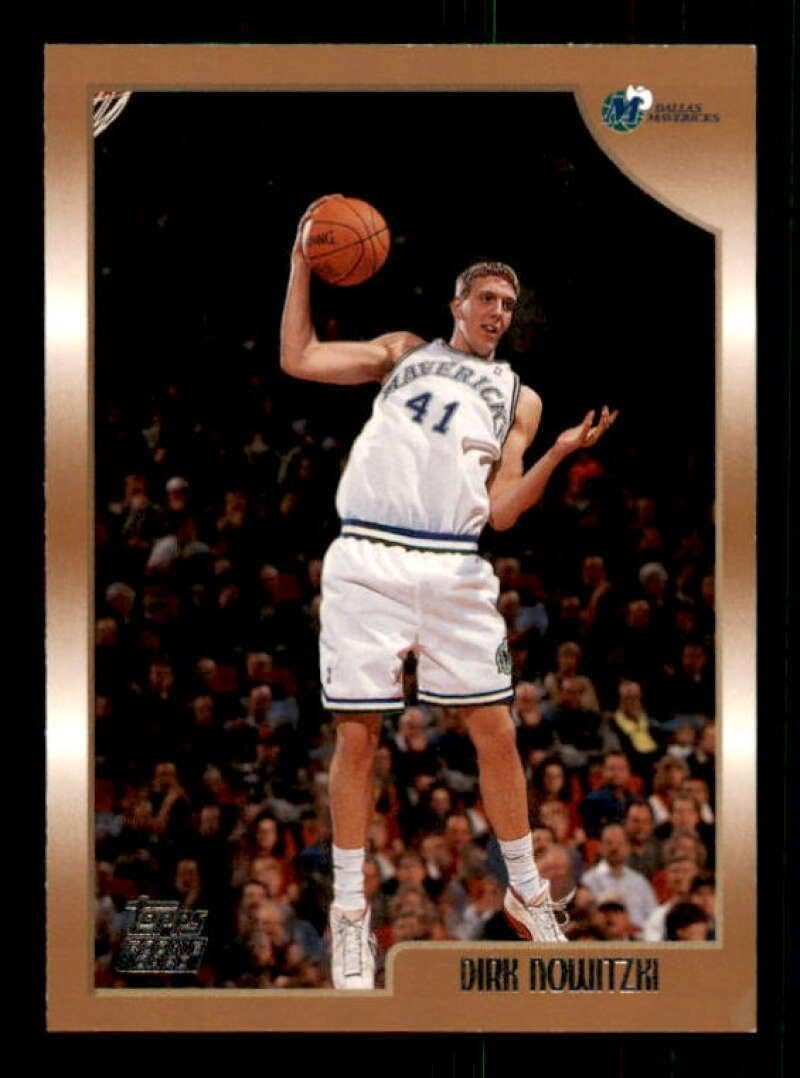 Dirk Nowitzki Rookie Card 1998-99 Topps #154 - Basketball Slabbed Rookie Cards
