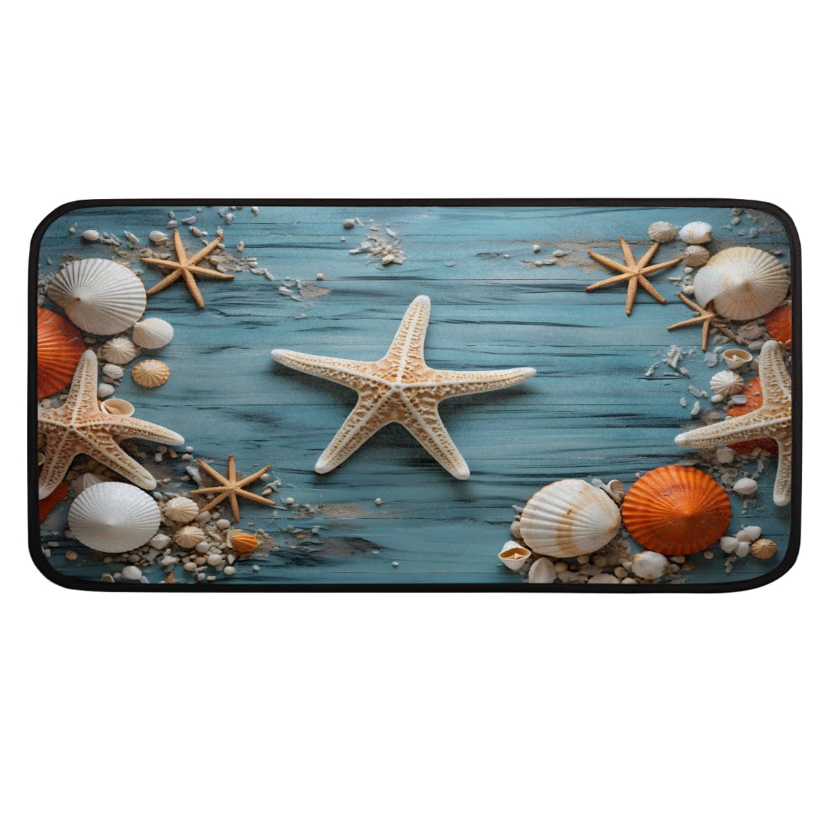 Tapis de cuisine étoiles de mer idéal pour habiller l'évier ou la couloir
