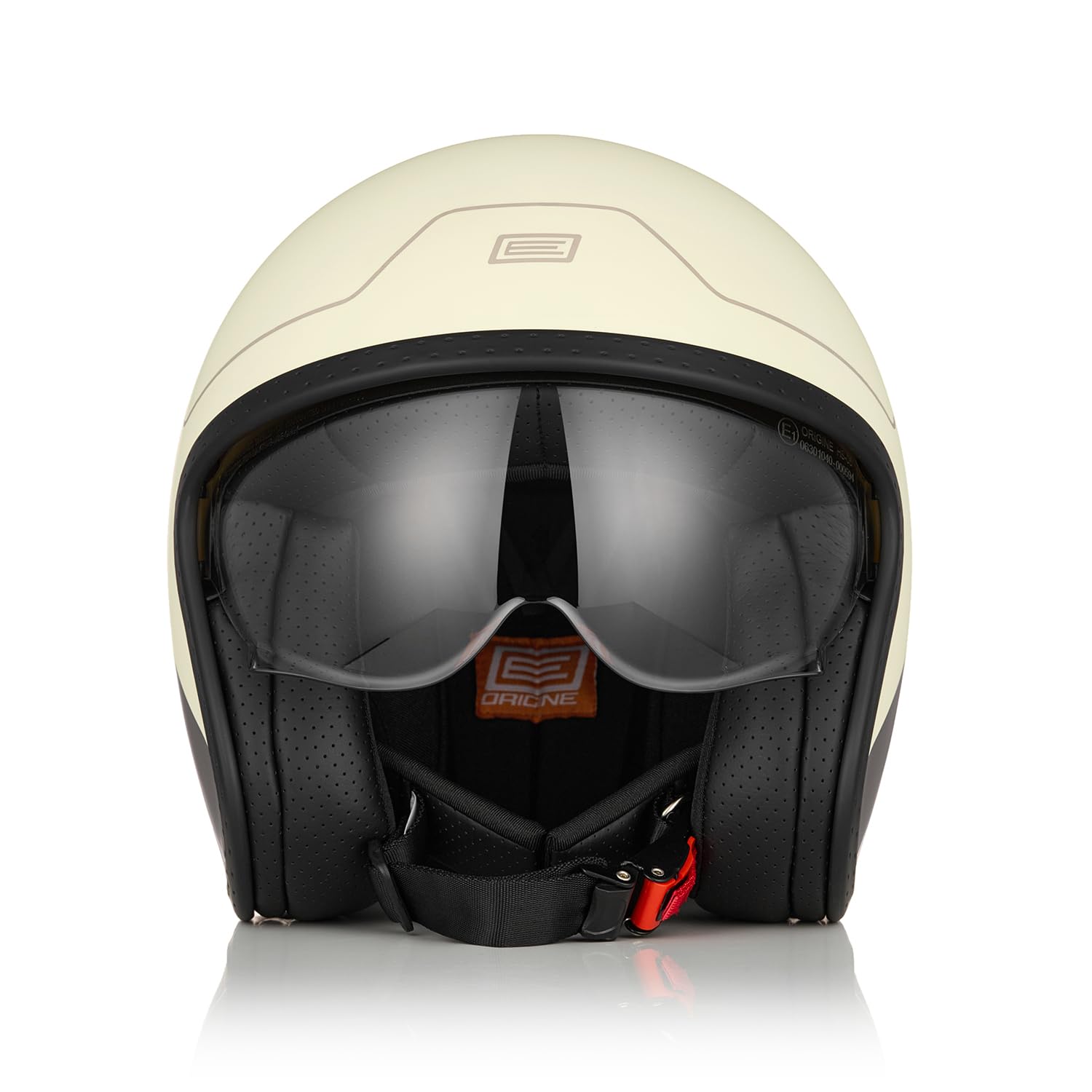 ORIGINE Casco moto Jet Casco da scooter con visiera omologata ECE 22-06
