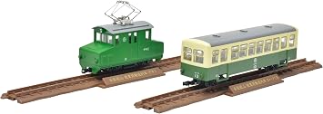 Railway Collection Iron Colle Narrow Gauge 80 Akasaka Mine, Employee Transport Train 1 Deci + 1 Hohaf, Set of 2 Cars, Diorama Tools