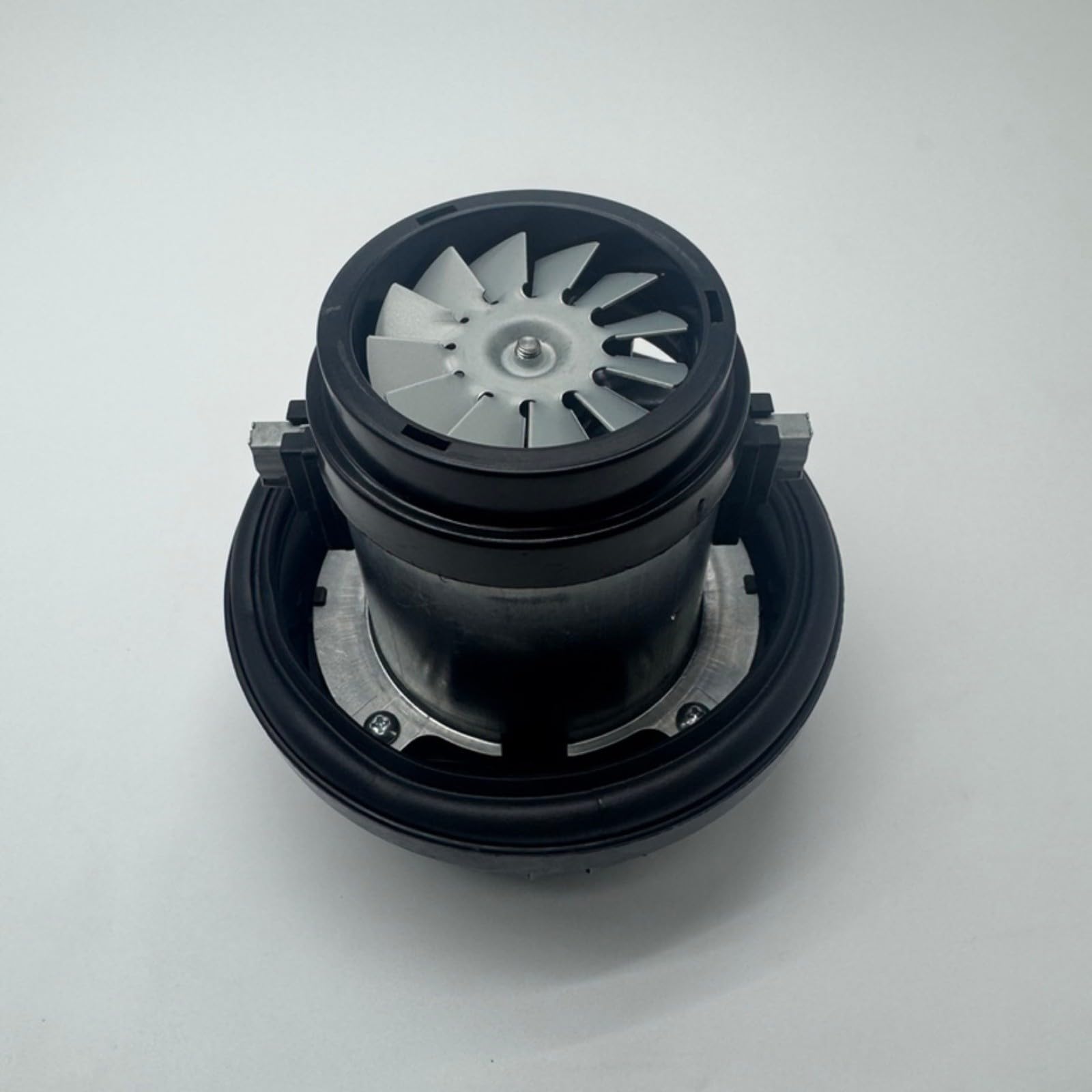 Motore per Aspirapolvere Industriale GAS12 25PL, Robusto Metallo Pezzo di Ricambio per Officina Aspirapolvere Estrazione Polvere, Grigio