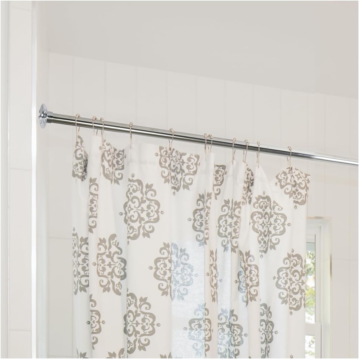 Stainless Steel Shower Rod 60 Inch - 5 Pack - Chrome Finish