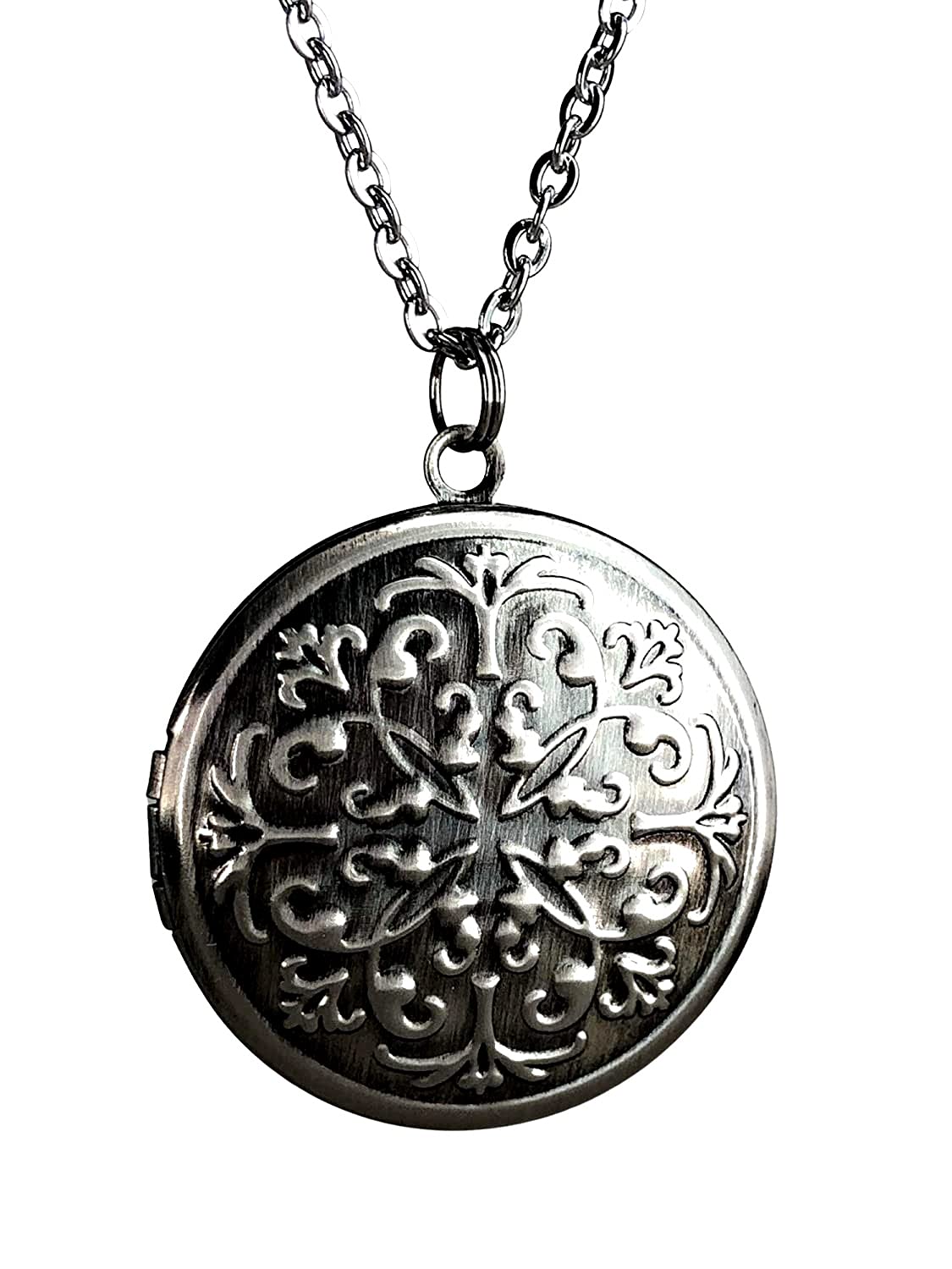 Collier médaillon argent antique avec service photo le cadeau idéal - 8