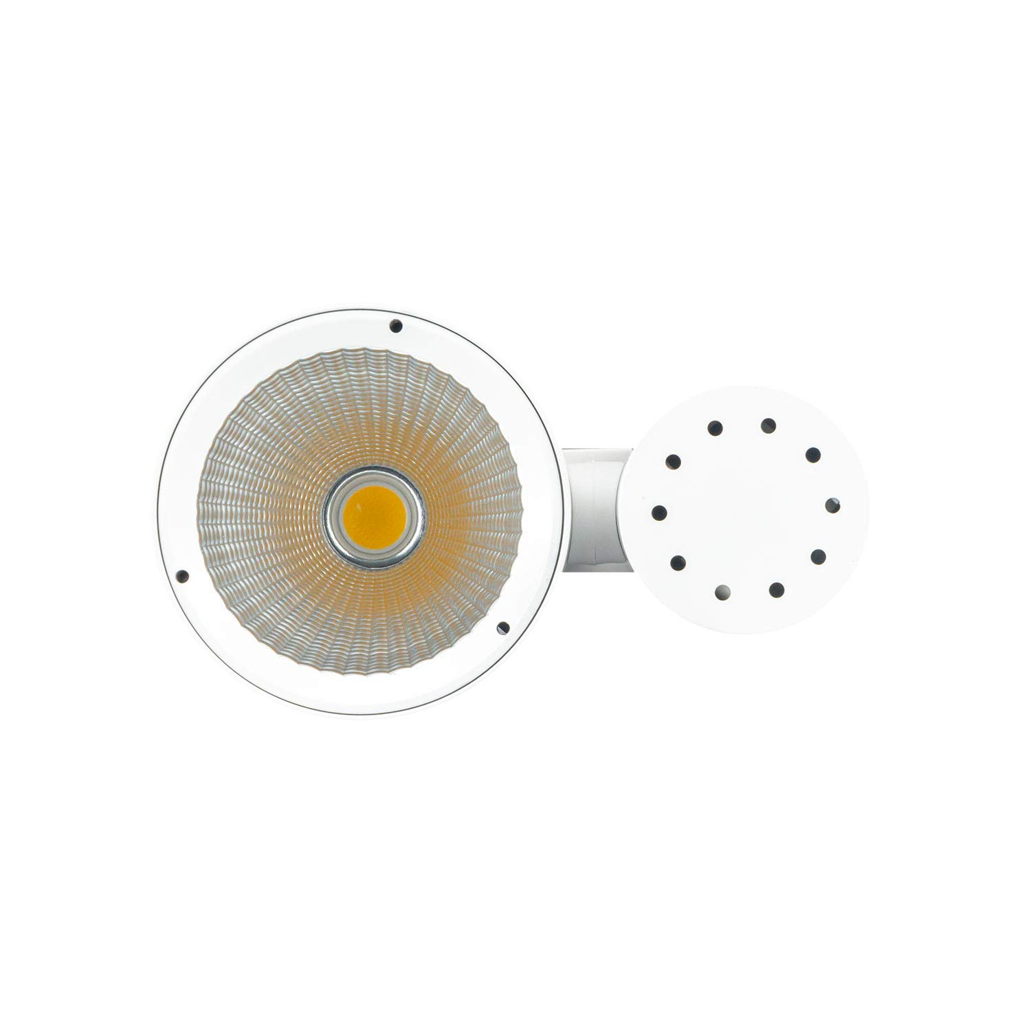 Popp® Luminarias carril LED en trifasico 30W Negro y Blanco 2800Lm IP20 COB locales comerciales (Blanco, 3000K)