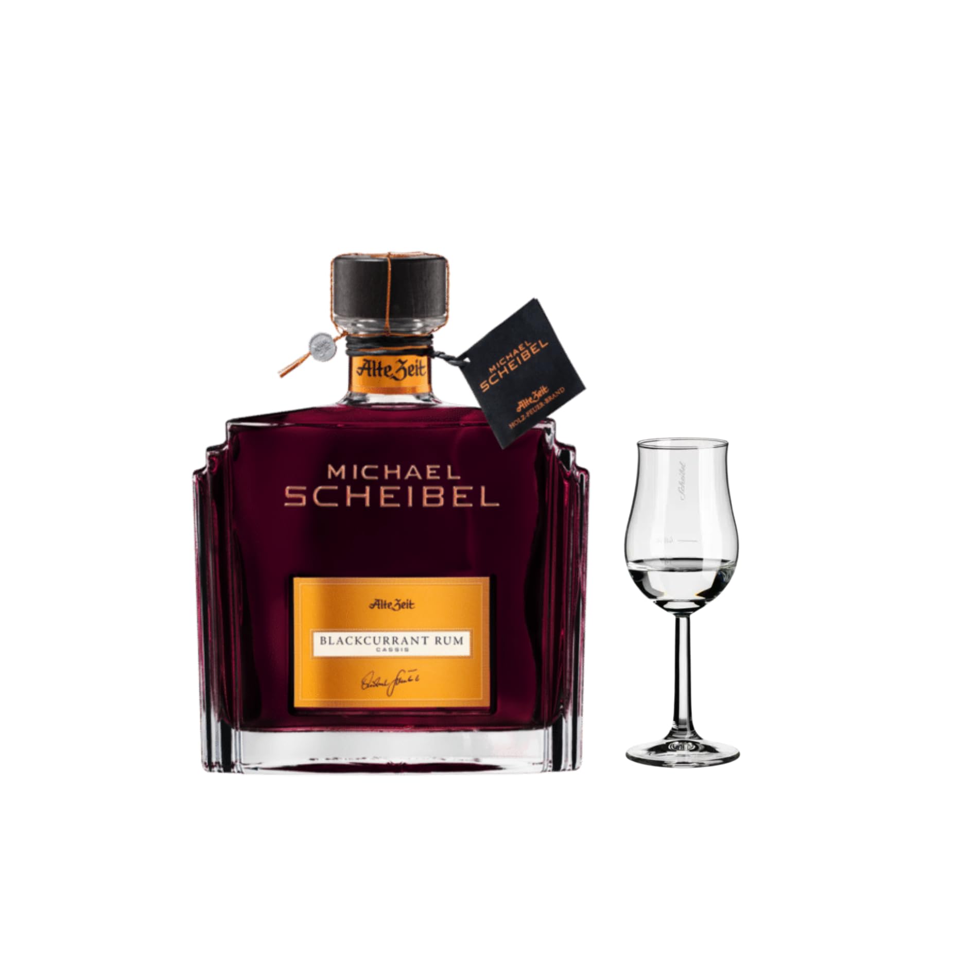 Scheibel Alte Zeit Black Currant 0,7l + Scheibel Aroma Glas