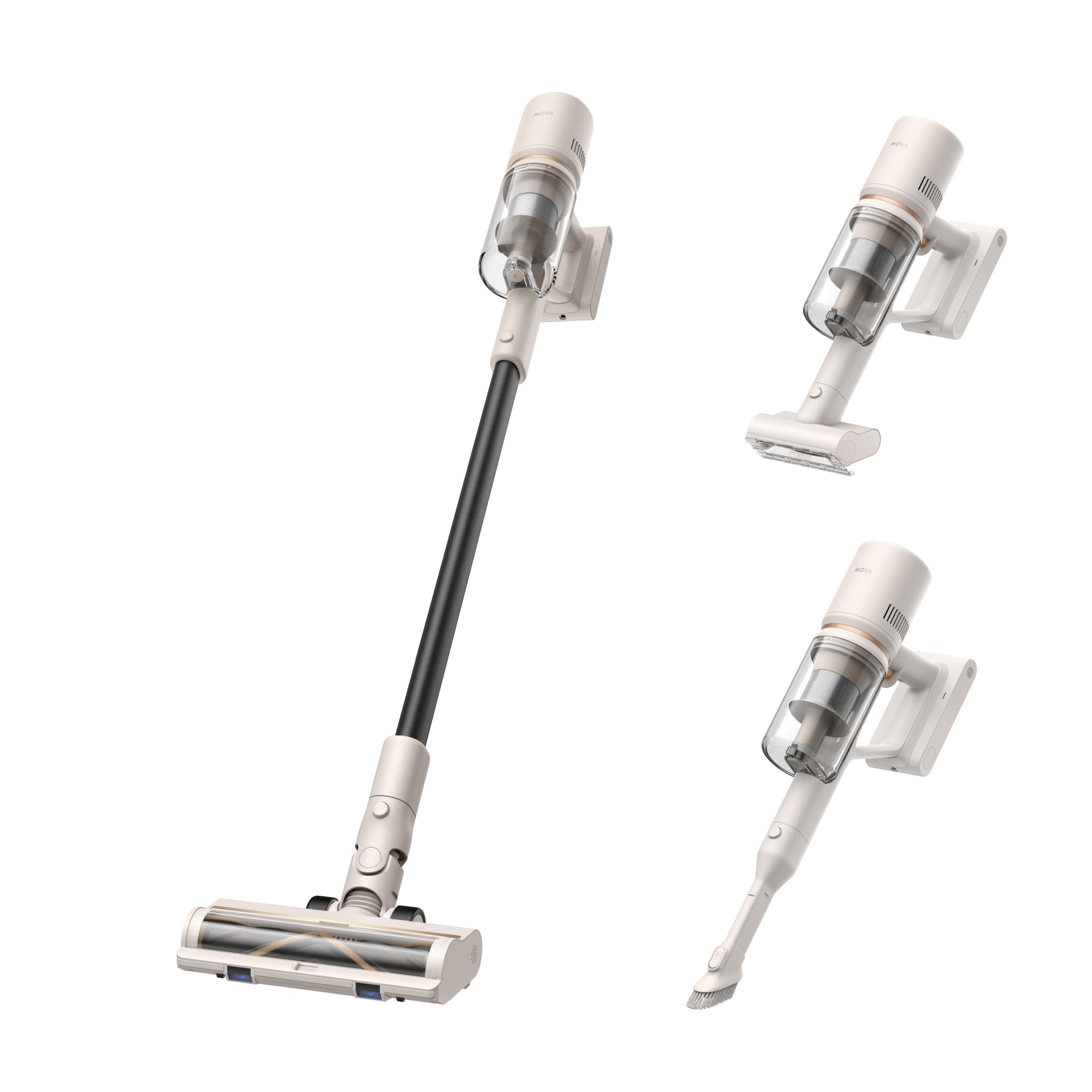 新品 LEDライト付 スティッククリーナー MOVA S1 ホワイト 楽天市場】MOVA S1 Detect コードレス掃除機 19KPa強力吸引 ホコリ