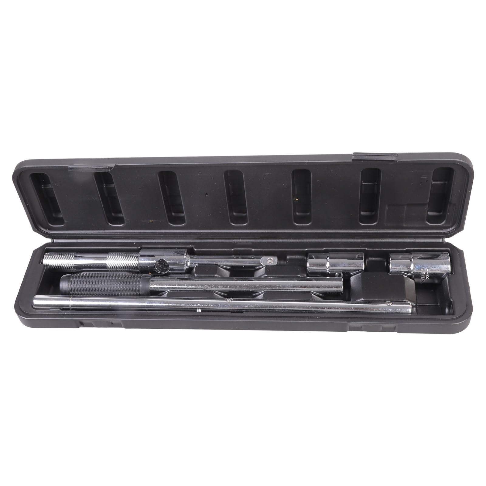 Kalttoy Universally Extended Lugs Telescopic Tire Wrench Adjustable Wheel Nut Wrench With Standard Socket (17Mm 19Mm 21Mm 23Mm) Lugs Nut Removal Tool