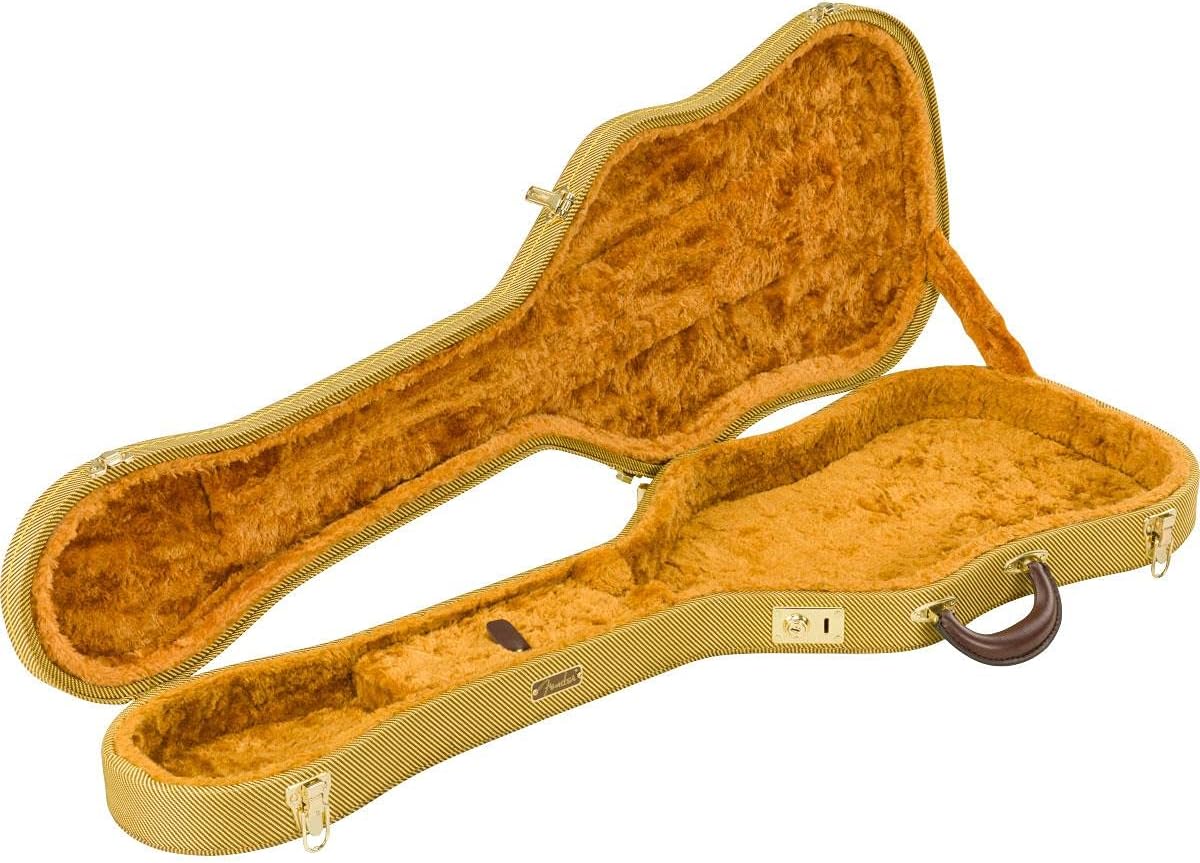 Fender Thermometer Electric Guitar Case, Telecaster, Tweed,Brown