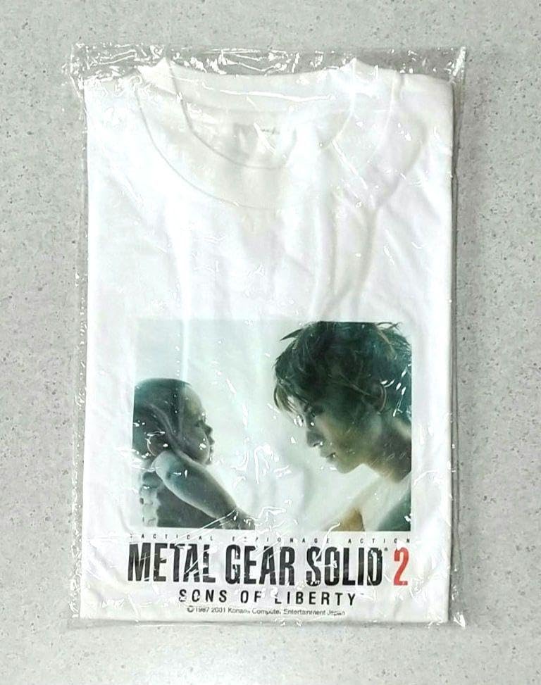 Amazon.co.jp: メタルギアソリッド2 特典 Tシャツ 複製サイン付 M 