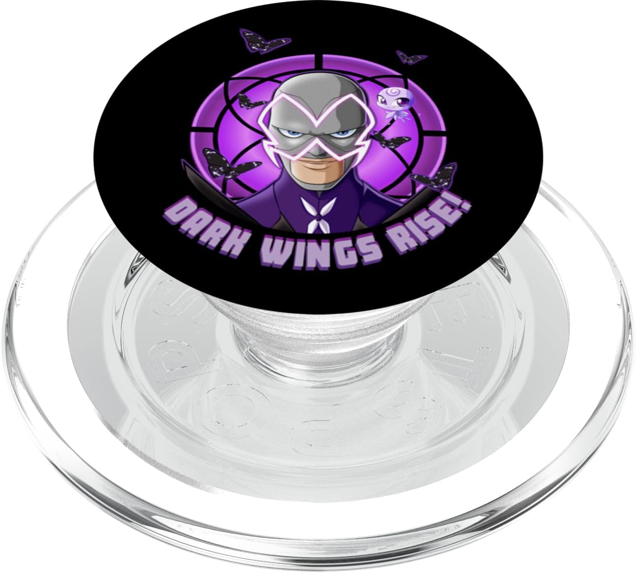 Miraculous Ladybug Hawk Moth Dark Wings Rise PopSockets Adhesive PopGrip