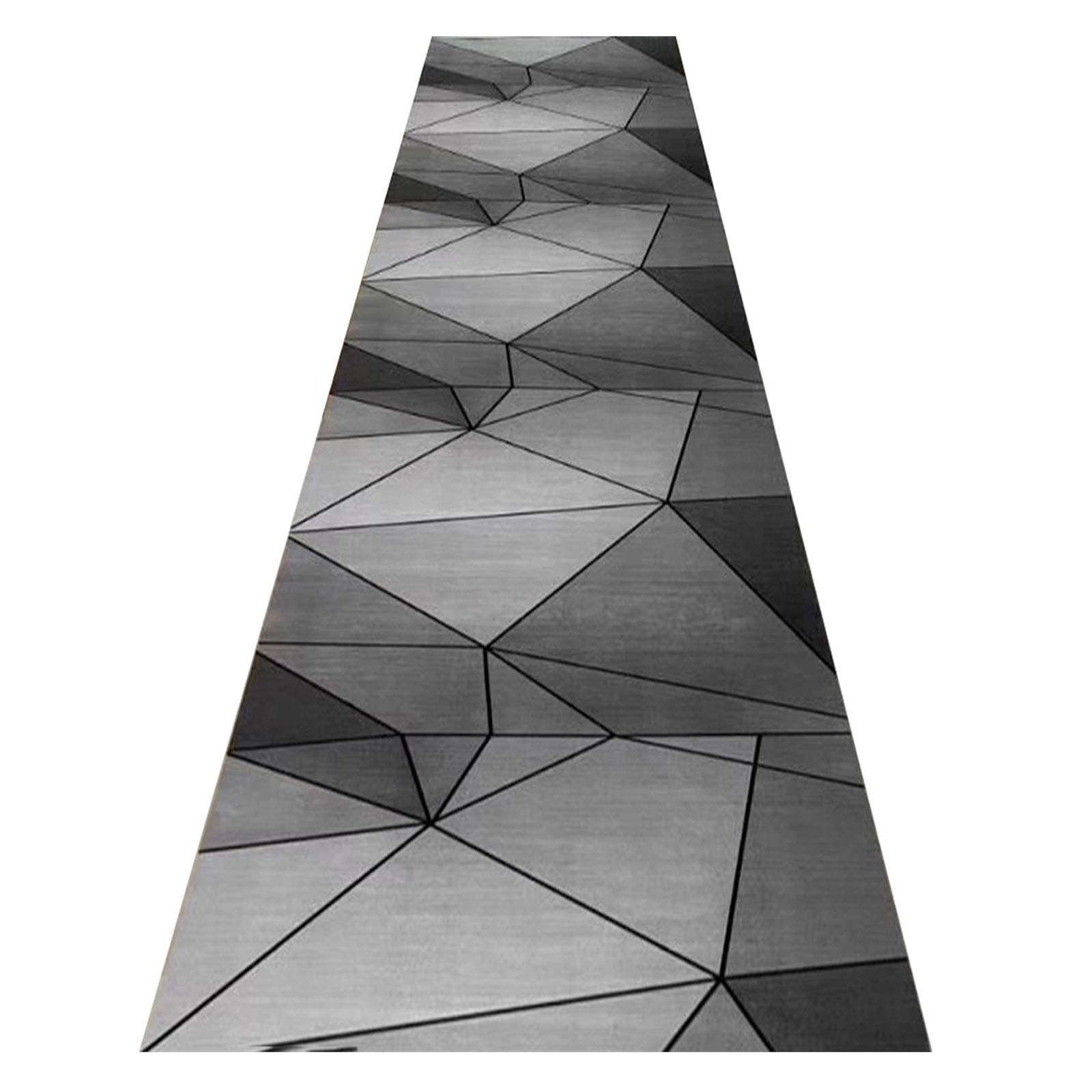 Tapis couloir gris moderne tapis de passage d'allée super long pour entrée