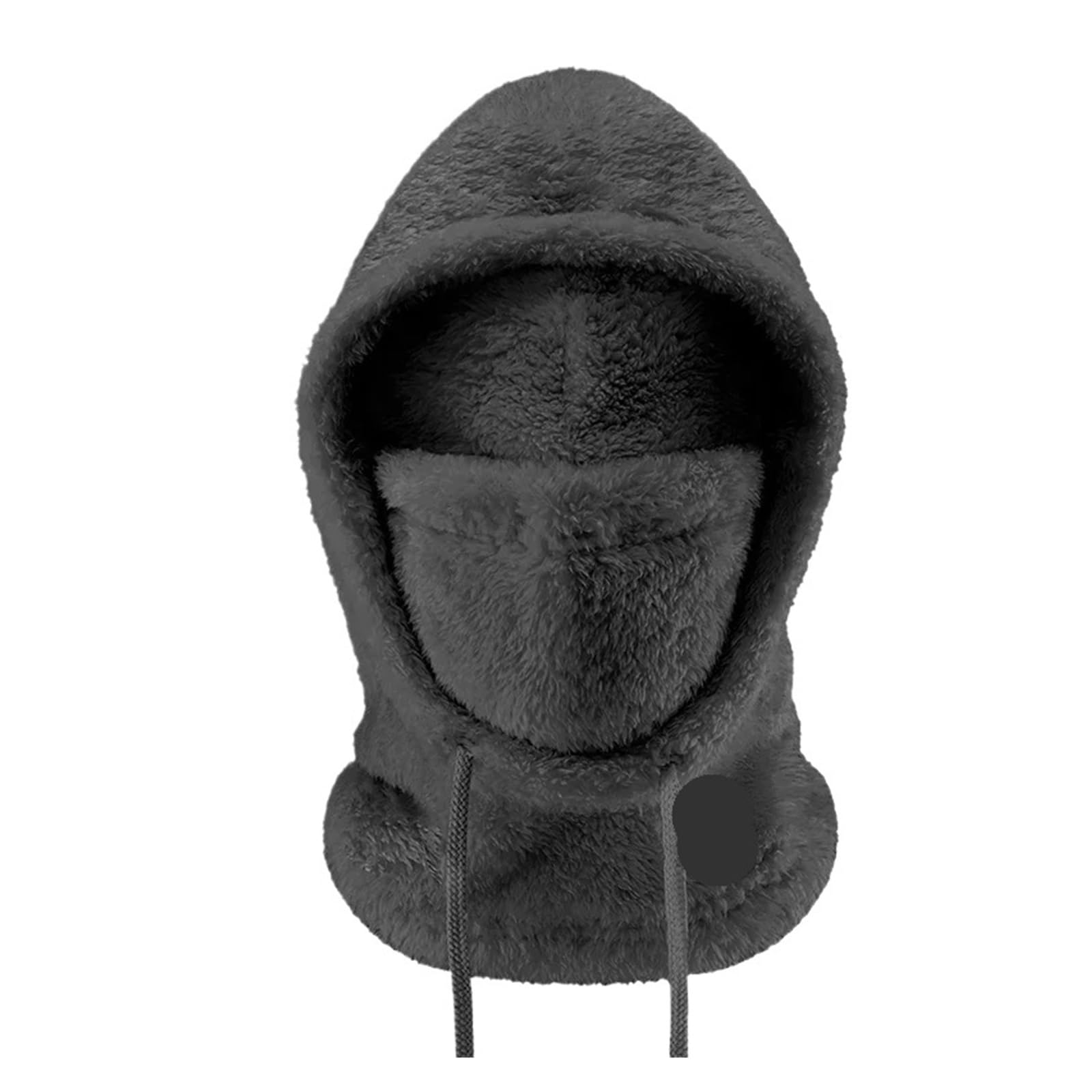 Pasamontañas Gorro de ciclismo de invierno, gorro grueso y cálido a prueba de viento for exteriores, pechera de esquí, capucha fría, gorro for motocicleta, esquí y bicicleta, pasamontañas(White)