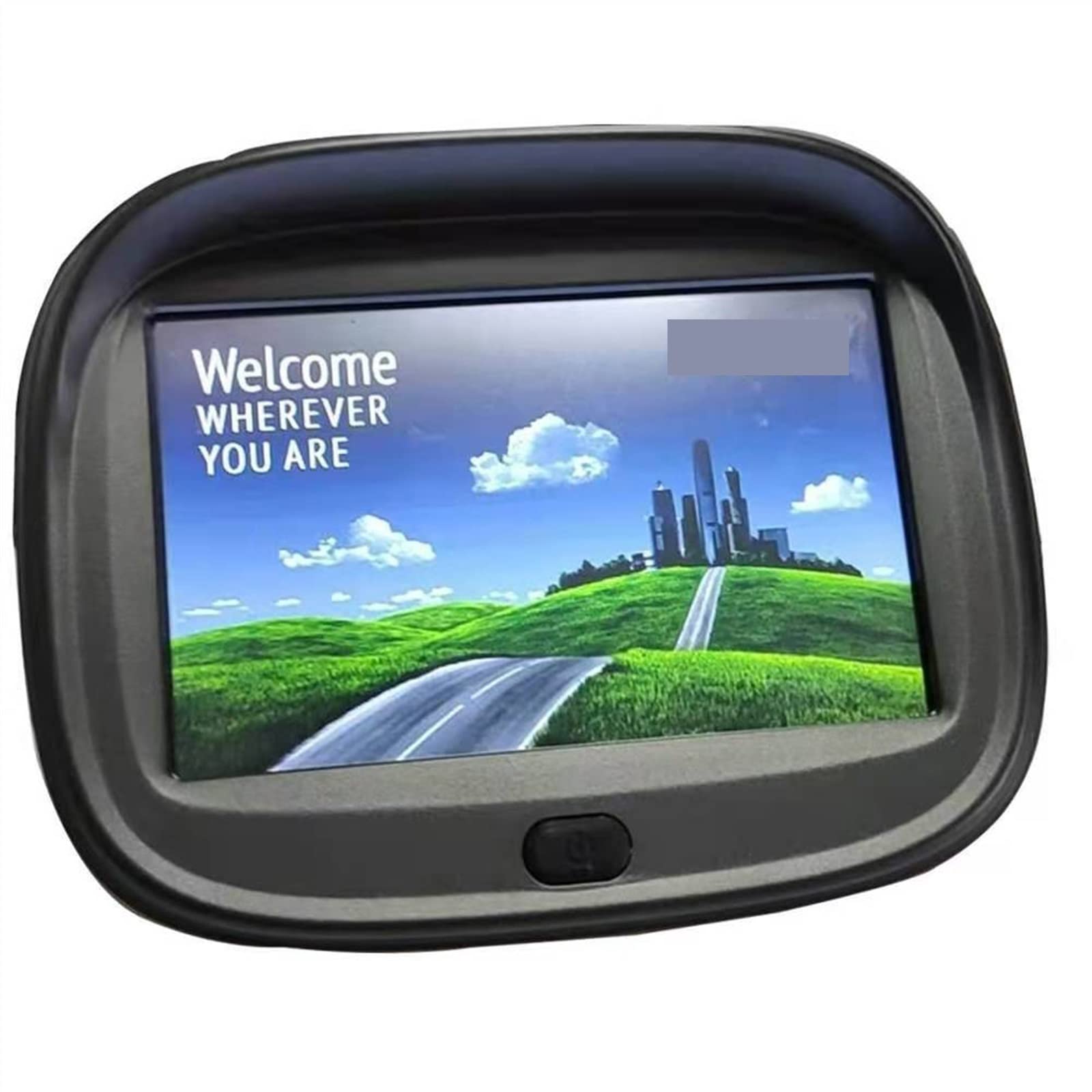 Sistema de navegación GPS for Motocicleta de 4,3 Pulgadas 8GB con Mapa Completo de Europa Kit de Monitor retrovisor