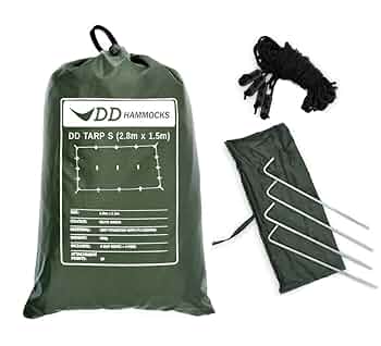 DD Hammocks - DD Tarp S - Compact Waterproof Tarpaulin 2.8