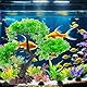 JJQHYC 10 Stück Künstliche Aquarium Pflanzen Deko Kunststoff Aquariumpflanzen für Fische, Aquarium Dekoration Grün Künstliche Wasserpflanzen