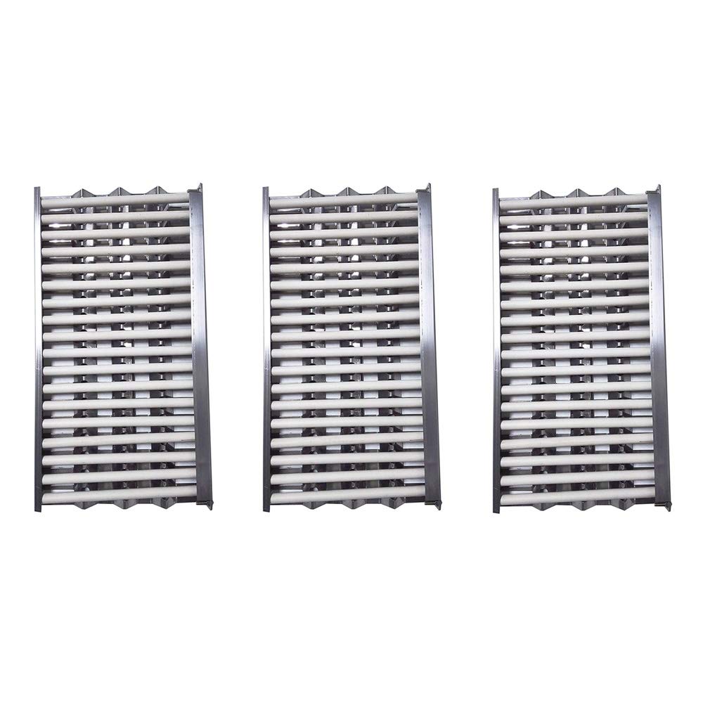 Photo 1 of **some rods are broken***
Htanch SN2911 (3-Pack) PN9123 (3-Pack) DCS Radiant Tray,Heat Plates & Ceramic Rod Complete for DCS 27DBQ, 27DBQR, 27DBR, 27DSBQ, 27DSBQR, 27FSBQ, 27FSBQR, 36DBQ, 36DBQAR, 48DBQ, 48DBQAR, 48DBQR Heat plates+ ceramic rods