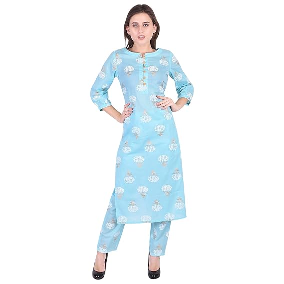 light blue kurti