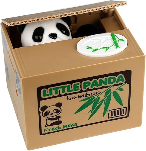 Miniatura 10 de Alcancía para niños, niñas y adultos, caja de dinero para robar monedas automáticas, centavos de centavo, alcancía con voz, regalo de