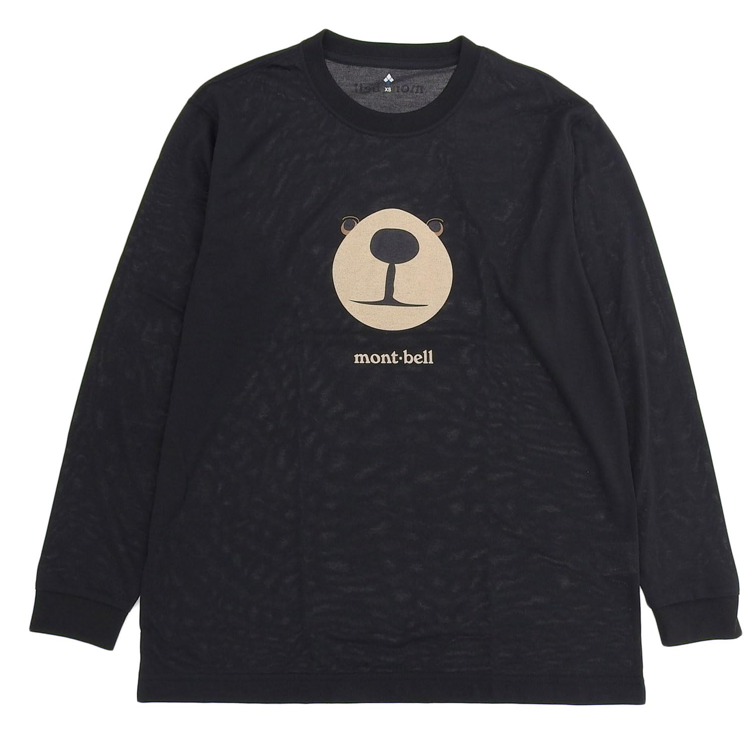 [モンベル] Tシャツ 長袖 ロンT メンズ レディース ブラック WIC.ロングスリーブT モンタベア フェイス 1114773 mont-bell