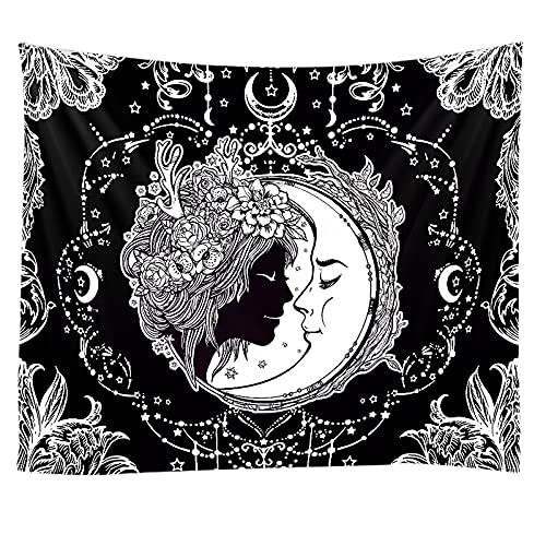 WJBABJ Śniadaniowa mandala, gobelin, makrama, do zawieszenia na ścianie, mała niebiańska psychodeliczna tapiseria (kolor: A6, rozmiar: szer. 280 cm x wys. 220 cm)