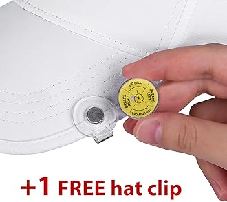 Fraser Fitness Golf Green Reader Level Ball Marker with High Precision Putting Green Reading Aid | Level Head Golf Marker With Bubble Level Golf Secret Santa| True Aim Ball Marker