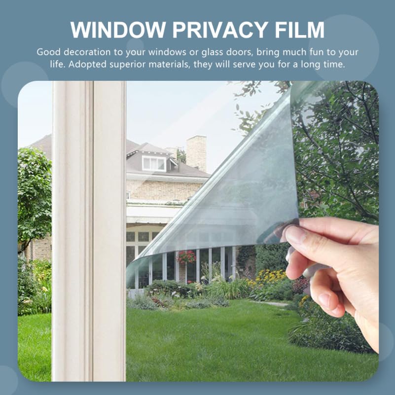3 pack película de privacidad para ventanas espejo plata miniatura 2