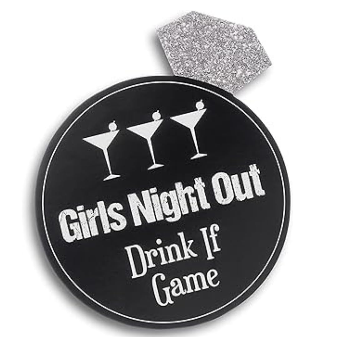 WP WANNA PARTY Girls Night Out Drink If Bachelorette Party Game for Funny Bachelorette Games, Drinking Games for Bachelorette- Set of 30 Cards, Multicolor