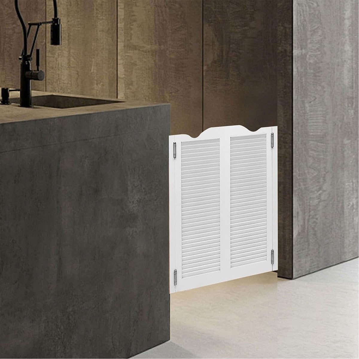Générique Saloon Porte Battante, Fermeture Automatique, Porte Western Bois Cowboy, Séparation pour Escalier Salle De Bain Cuisine