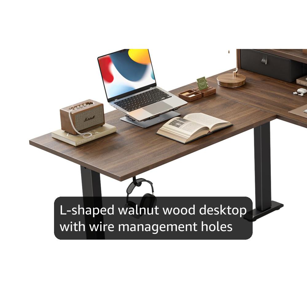 Amazon.com: Agilestic 63 x 55 INCH L Shaped Electric Standing Desk