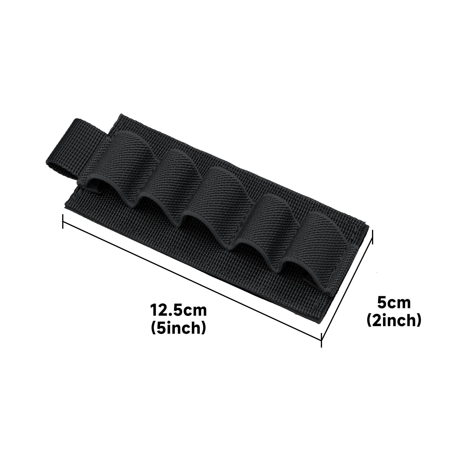 EXCELLENT ELITE SPANKER Taktisch 12 Nummer Shotgun Bullet Shell Halter für Gewehre Nylon(Schwarz)