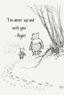 Original Winnie The Pooh And Piglet Hard Cover Diary | With Mood And Sleep Trackers: For Writing Down Your Thoughts, Feelings And Ideas