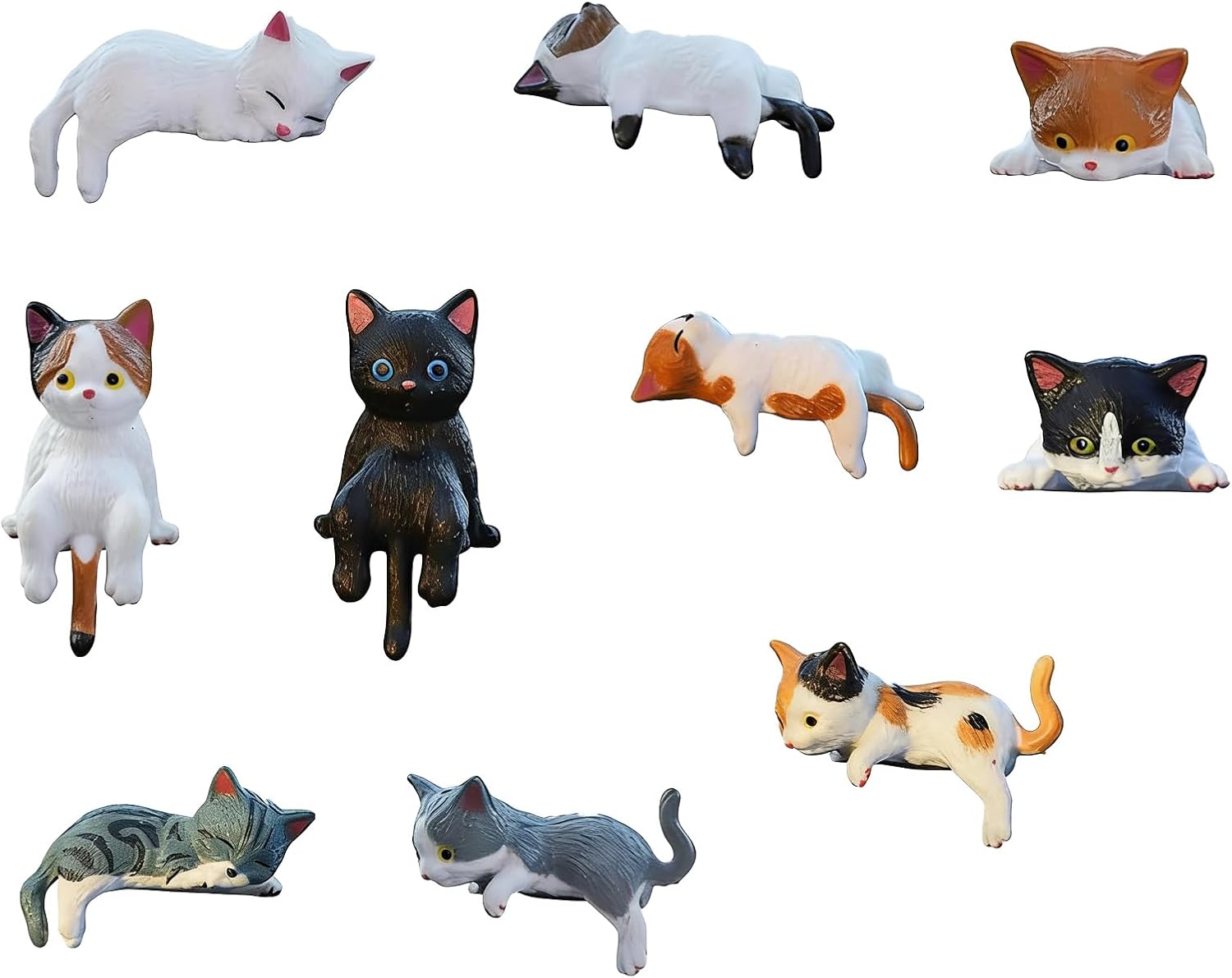 Roselover Mini Dog Figurines Car Computer Monitor Decor Cute Dog Monitor Figurine Dog Car Interior Accessories for Dashboard Rearview Mirror Decor Resin Adorable Dog Figurines Funny Gifts