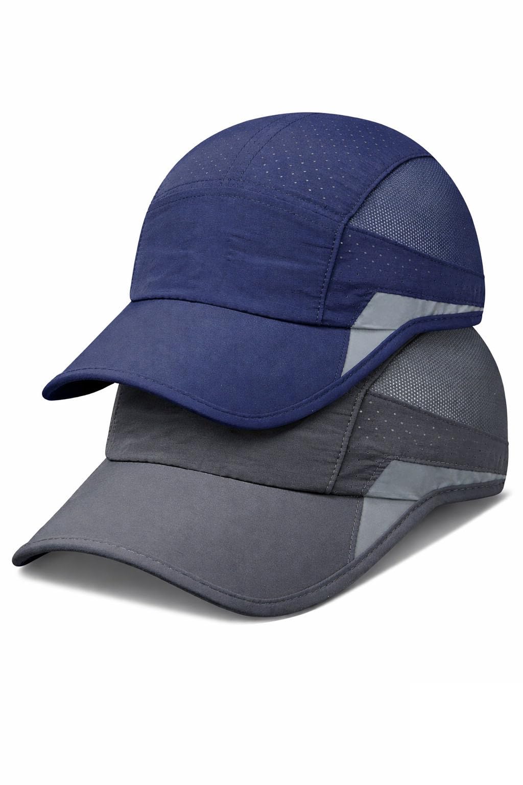 Unstructured Reflective Lightweight Breathable Stylish Sports Soft Hat Cap for Men and Women-image-3