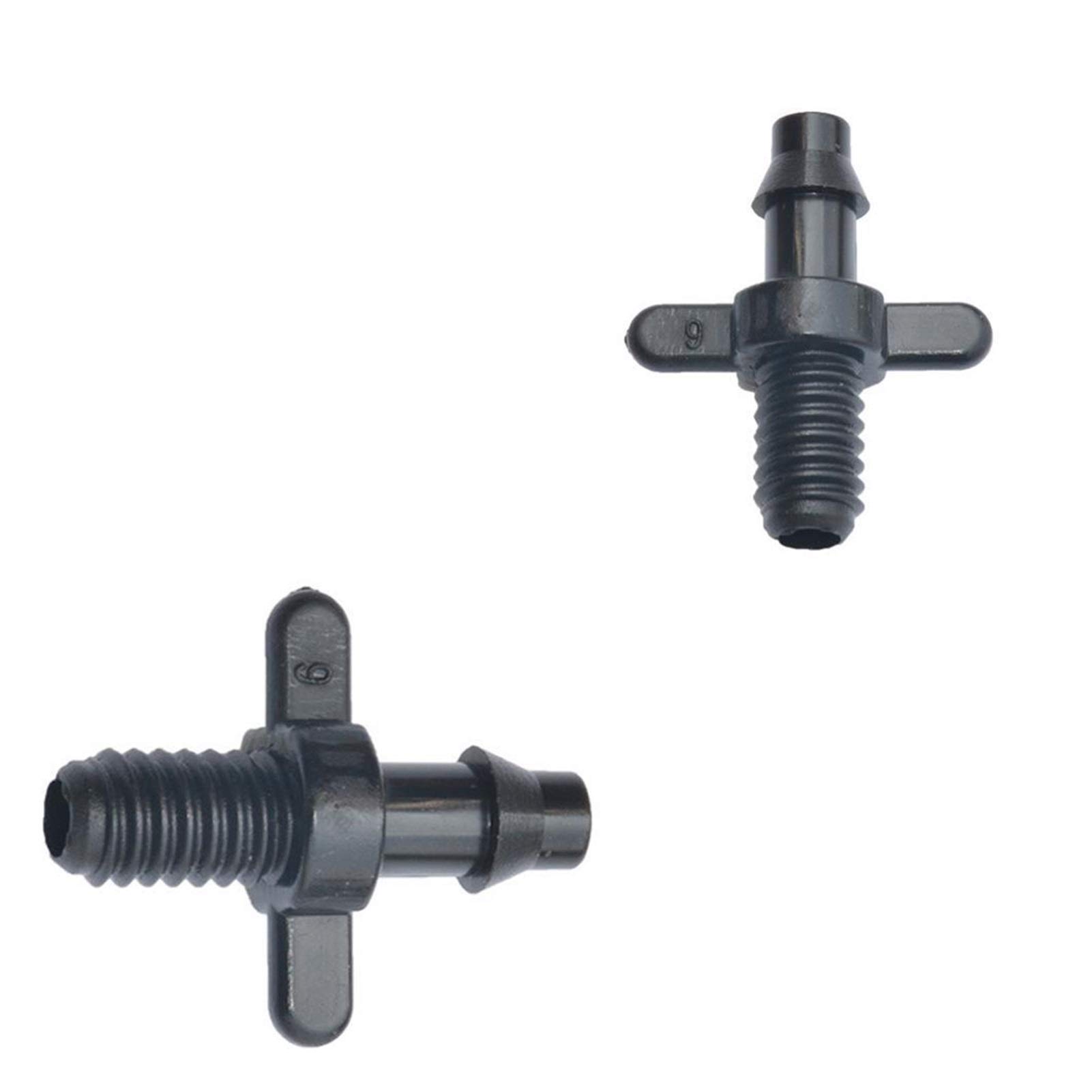 systemy nawadniające wydajne nawadnianie 50 szt. 4/7 mm gwintowane złącze 1/4" złącze do nawadniania z zadziorem 4/7 mm do nawadniania ogrodu