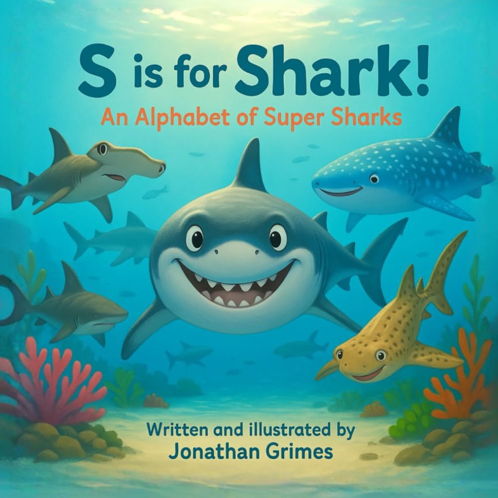 S is for Shark!: A fun ocean animal ABC book for toddlers and preschoolers who love sharks and sea creatures (Fun First ABC Books)