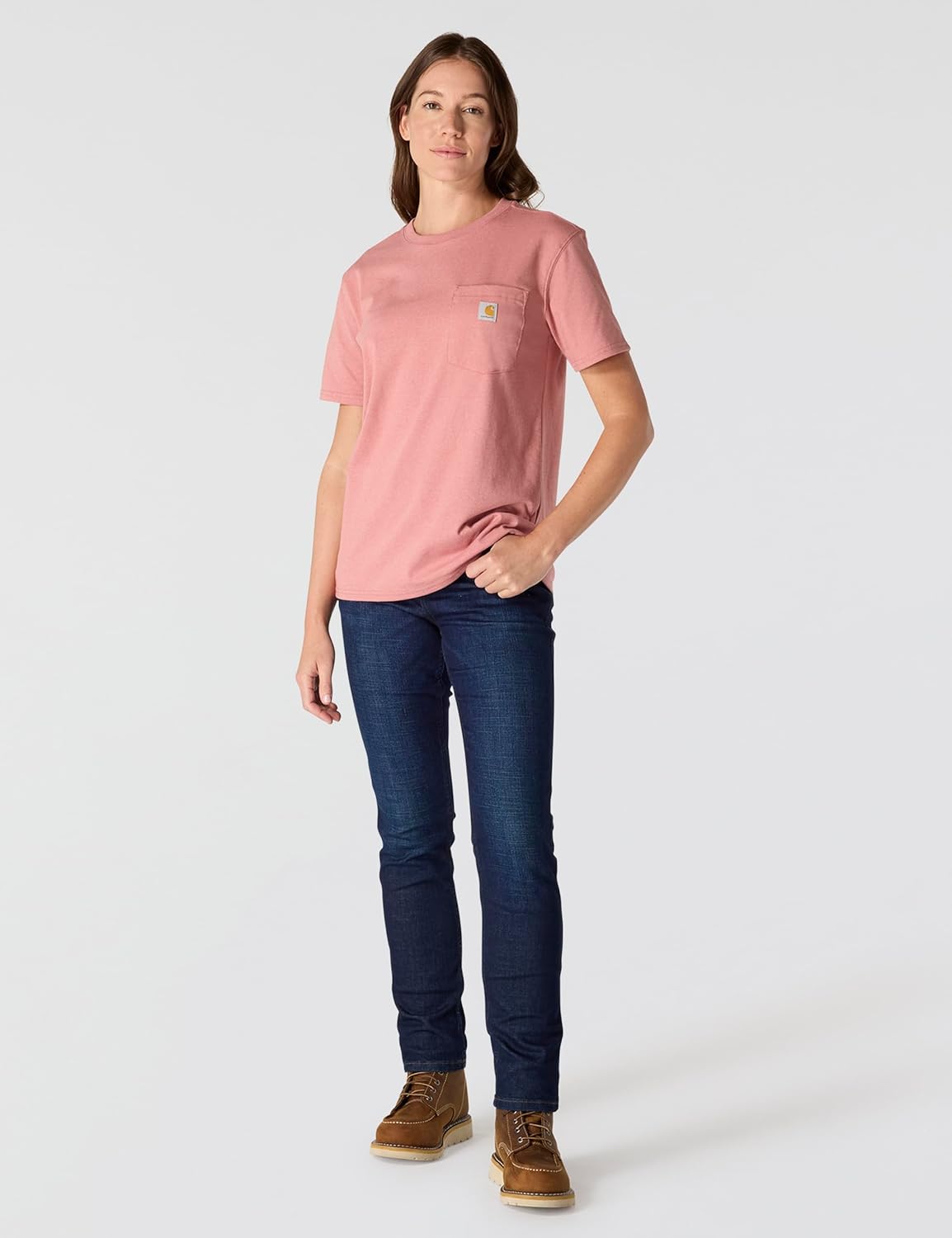 Carhartt Women’s Loose Fit Heavyweight Short-Sleeve Pocket T-Shirt - Image 4