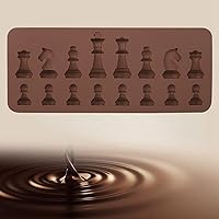 Vista 9 de Silicona para hornear, chocolate de silicona, pastel de caramelo, pieza de ajedrez de silicona de caramelo, chocolate de silicona para decoración