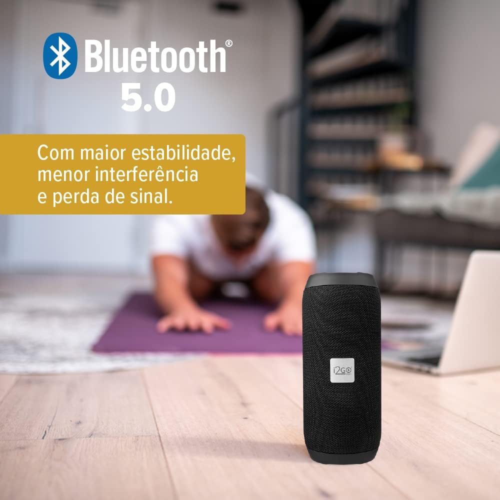 I2GO, Caixa De Som Bluetooth Essential Sound Go, 10W RMS, Resistente à Água, Preto 5 61CHU4XyKnL. AC SL1000