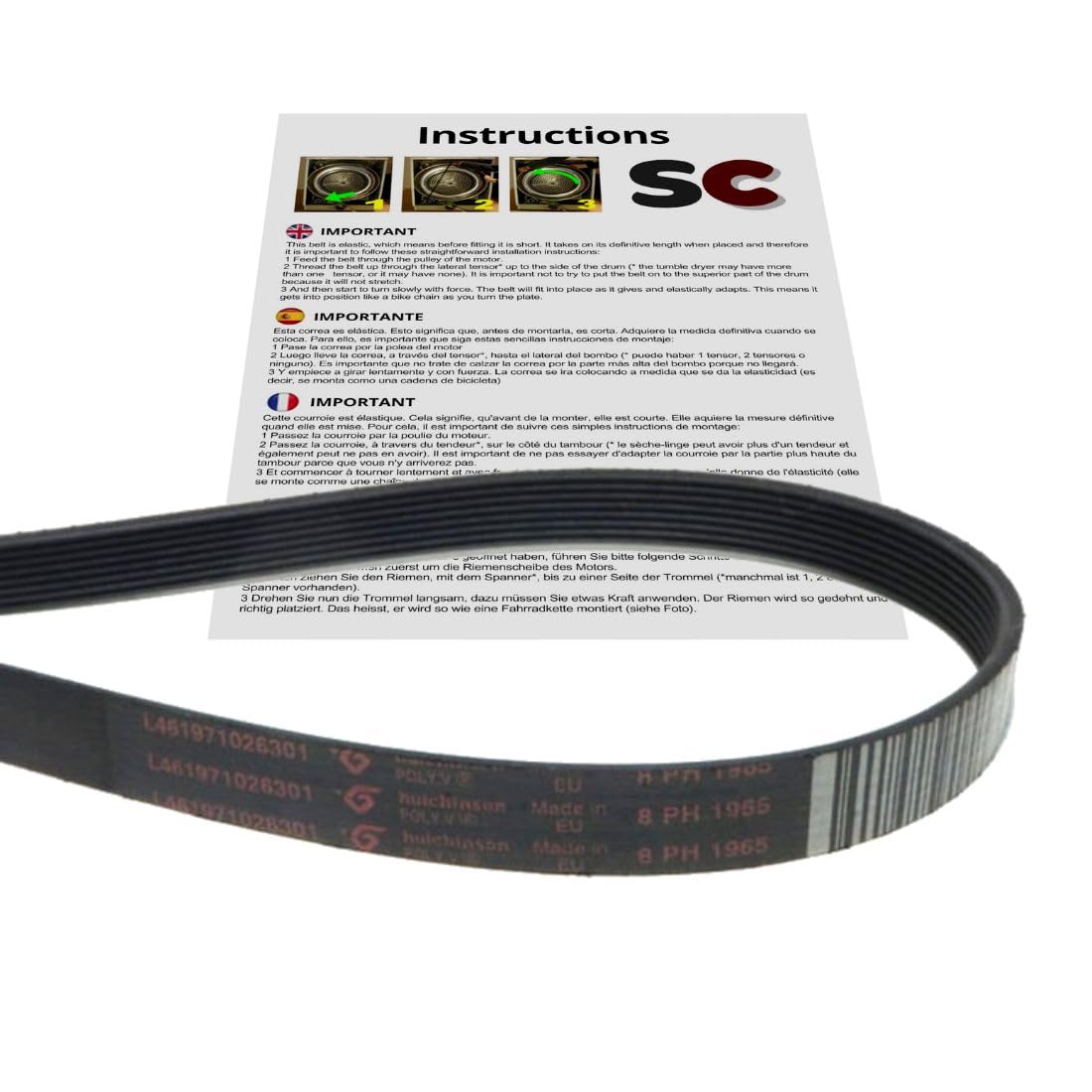 SC Solocorreas - 8PH 1965 Dryer Belt