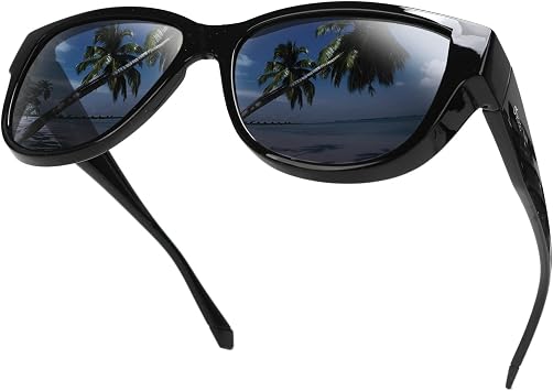 Fit Over Glasses Sunglasses with Polarized Lenses for Men and Women