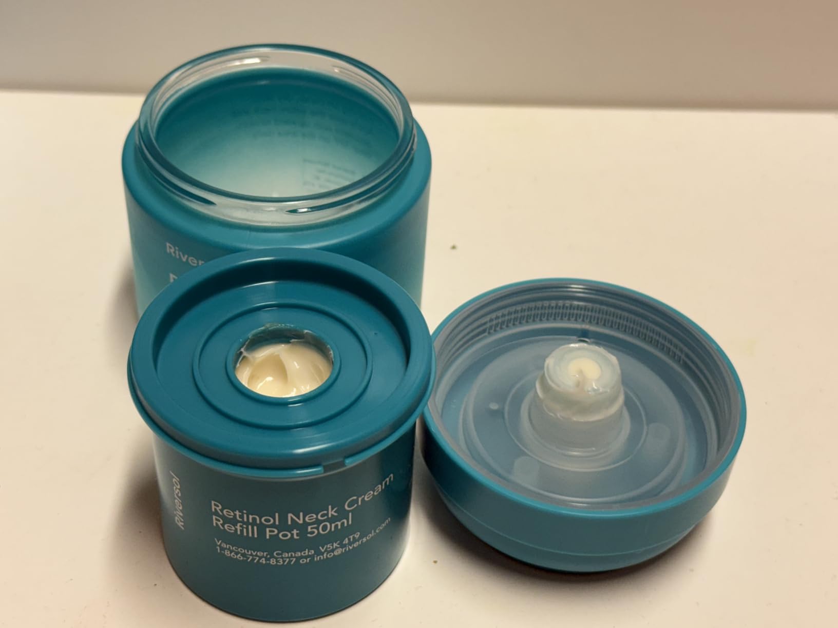 Riversol Retinol Neck Cream for Women Over 50 | Neck Creams for Tightening and Firming | Reduces Sagging, Wrinkles & Crepey Skin | Peptides, Hyaluronic Acid & Retinol | Fragrance-Free