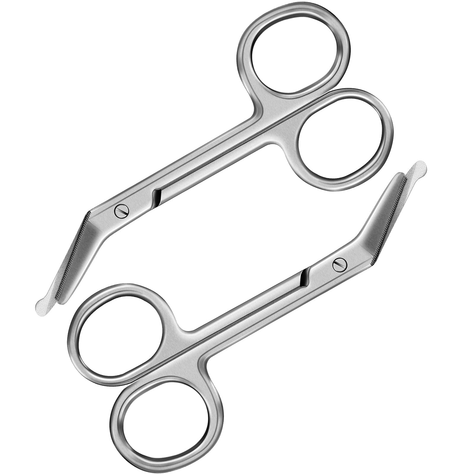 TERRIFI Scissors Bandage Scissors Stainless Steel Scissors 4.3 x 2.1 Inch, Curved (2 Pieces)