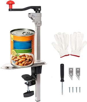 Commercial Can Opener Heavy Duty for Large Cans Up to 13"