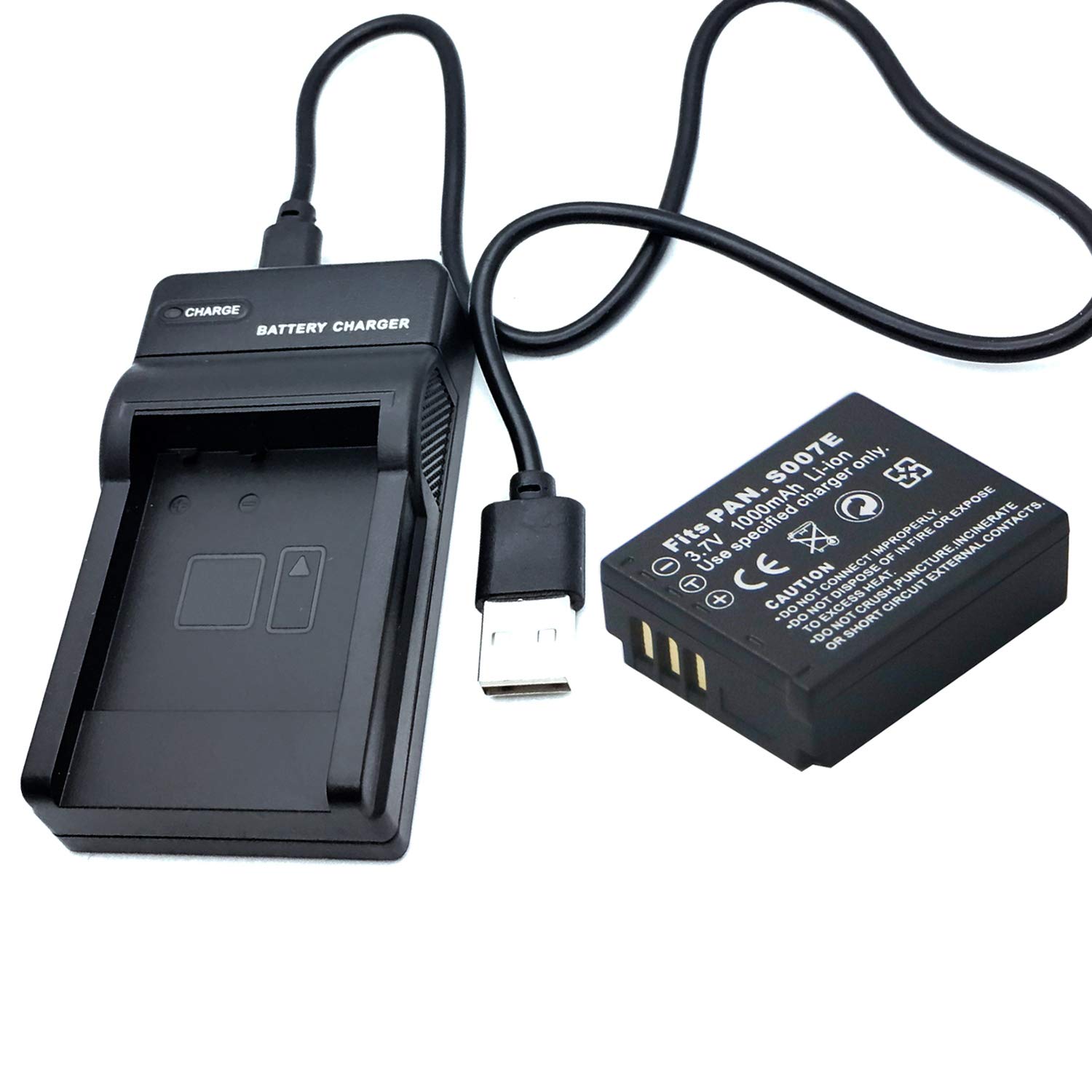 Amazon.com : Battery Pack and USB Travel Charger for Panasonic