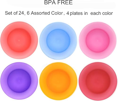 Miniatura 9 de KX-WARE Everyday Plates - Juego de 12 platos llanos de plástico irrompibles y reutilizables de 10 pulgadas, color verde azulado, aptos para