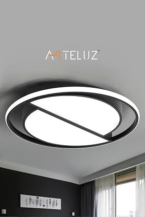 KESİK YUVARLAK MODEL MODERN PLAFONYER AVİZE (50 CM) [Enerji Sınıfı A]