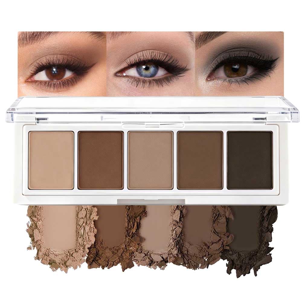 evpct Mauve Eyeshadow Palette - Matte Plum & Purple -12