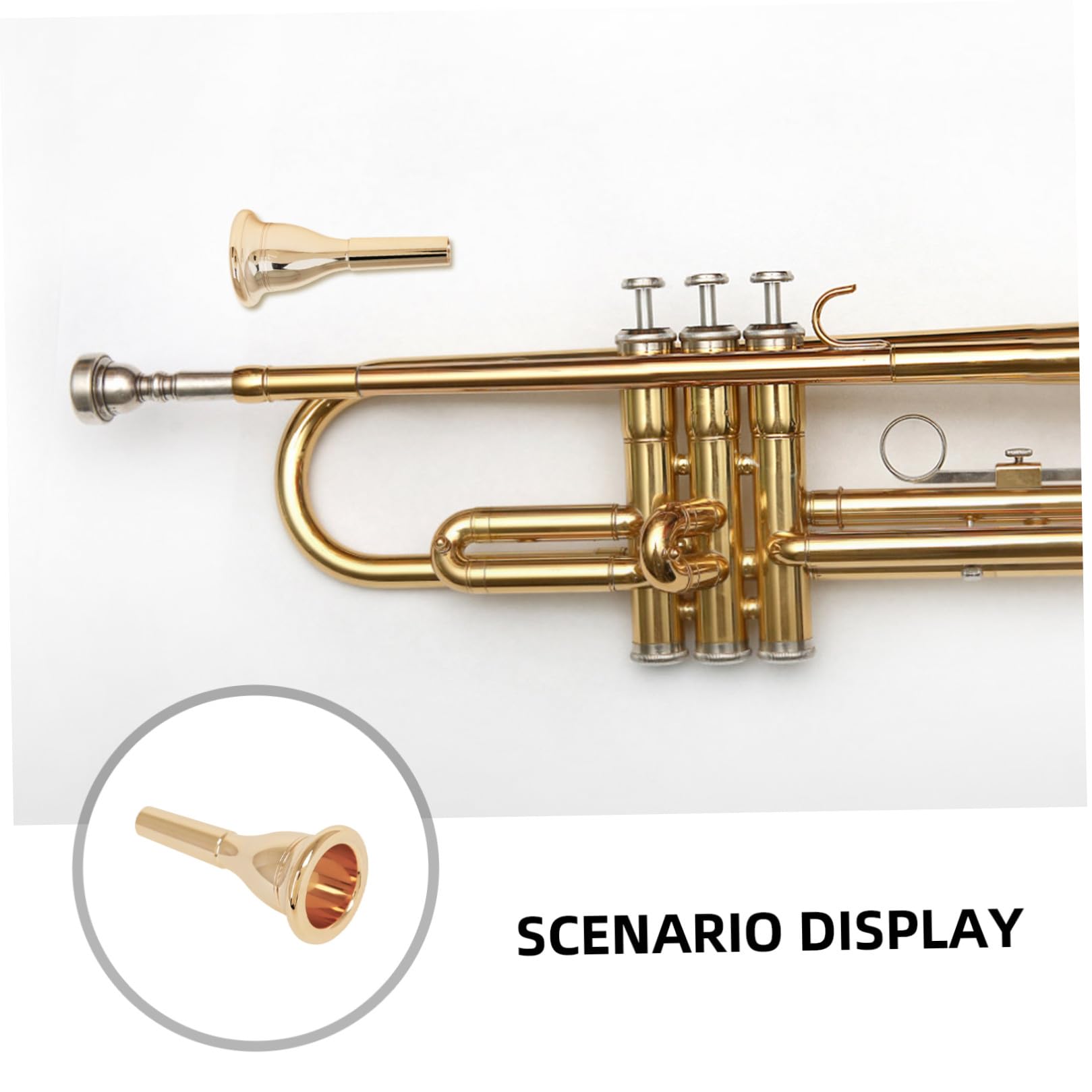 Tuba Mundstück Aus Messing 13,3mm Cnc Beschichtet Für Tubastimme Instrumentenzubehör Robust Und Klangstark