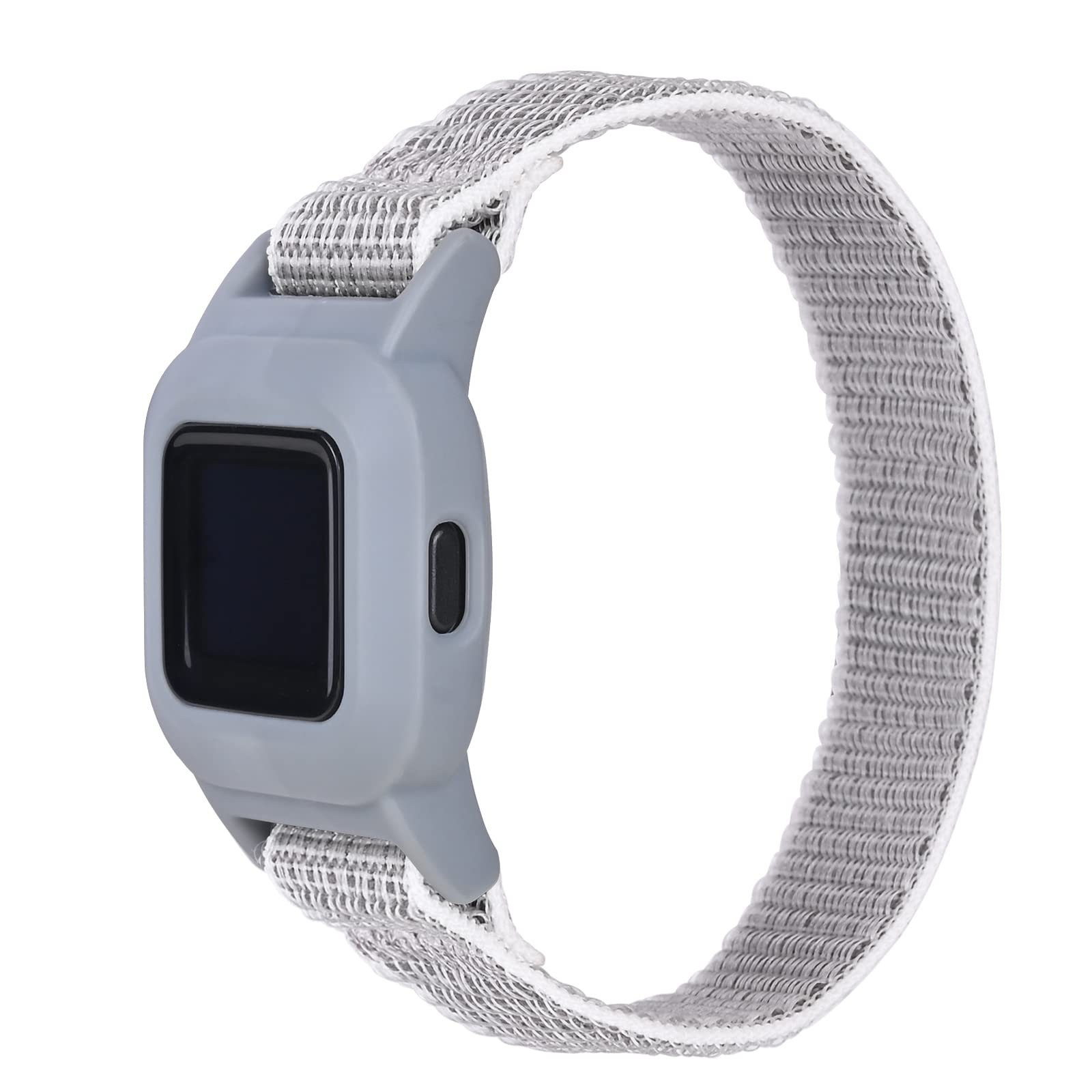C2D JOY Sport Mesh Strap Compatible with Garmin vivofit jr 3 Replacement Hook&Loop Watchband with Case-Midnight Blue
